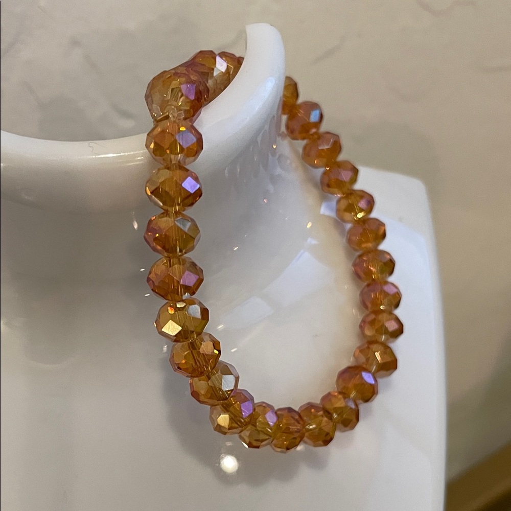 Elegant Glass Beaded Bracelet